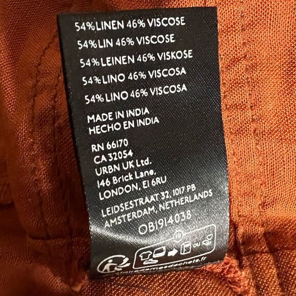 Urban Outfitters Wrap Me Up Linen Mini Dress - Picture 11 of 11